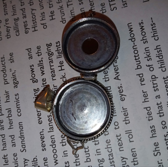 Carnelian Locket sterling silver - Picture 2 of 2